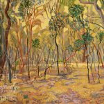 Forest (You Yangs) - Mark Dober - oil on canvas, made plein air on site in the landscape