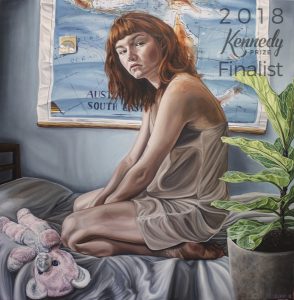 She and Teddy were almost twenty-three - Jasmine Crisp - Oil on canvas